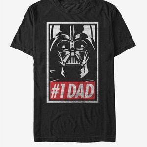 Star Wars Black #1 Dad Graphic T-Shirt (SIZE XL,XXL)